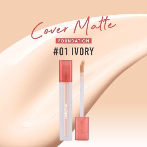 Cathy doll Kem che khuyết điểm Cover mattle concealer