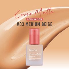 Cathy doll Kem nền Cover mattle foundation SPF 15 PA+++