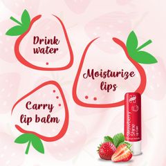 Son dưỡng môi dâu tây Himalaya Strawberry Shine Lip Care (4.5g)