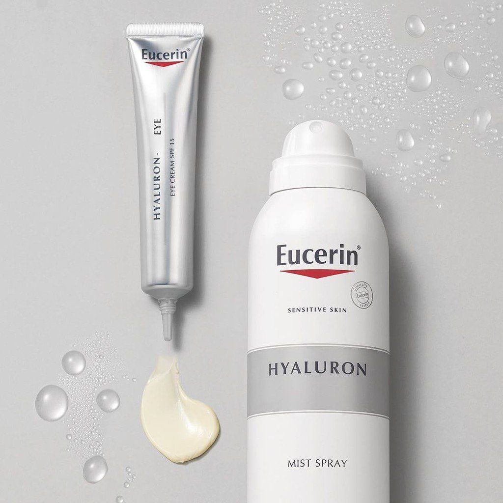 Xịt dưỡng ấm cho da nhạy cảm Eucerin Sensitive Skin Hyaluron Mist Spray