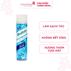 Dầu gội khô Batiste Dry Shampoo Light& Breezy Fresh 200ml