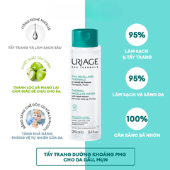 Uriage Nước tẩy trang Eau Micellaire Thermale Pmg 250ml