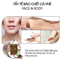 Tẩy tế bào chết Cà phê Milaganics 280g