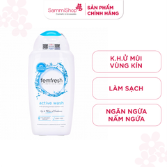 Dung dịch vệ sinh phụ nữ  Femfresh Active Fresh Wash 250ml