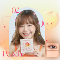 Silky Girl Bảng phấn mắt và má Juicy Peace Eye & Face Palette 12.6g