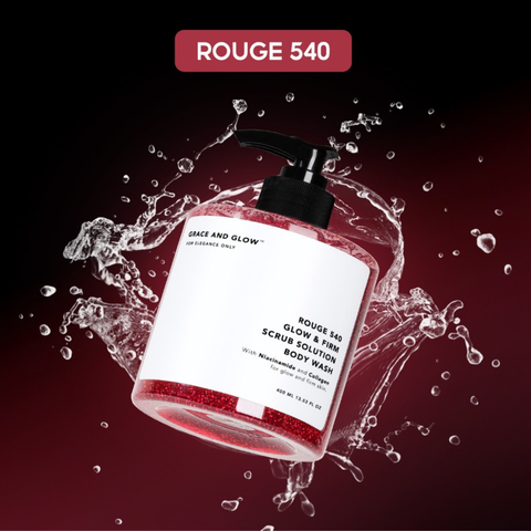 Grace and Glow Sữa tắm tẩy tế bào chết Rouge 540 Scrub Solution Body Wash 400ml
