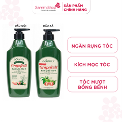 DrSoftly Dầu gội - Dầu xả thảo dược Bưởi & Hà Thủ Ô 500ml