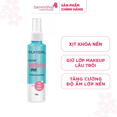Silkygirl Xịt khóa nền Makeup Setting Spray - Hydrate & Refresh 70ml