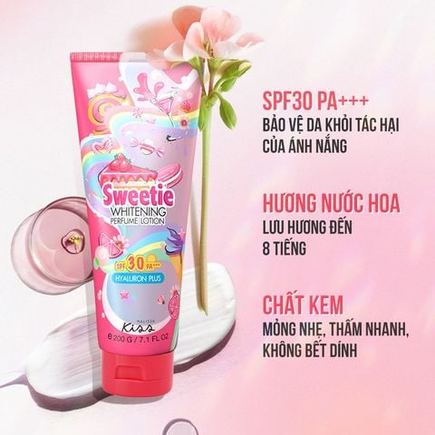 Malissa Kiss Dưỡng thể Whitening Perfume Lotion SPF30 PA +++