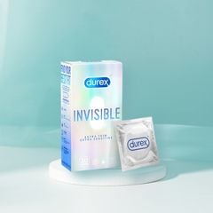 Durex Bao cao su Invisible Extra Thin Extra Sensitive 10s