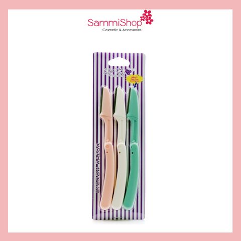 Sắc Tím Vỉ dao cạo mày 2 cây tặng 1