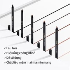 LipHip Chì kẻ mắt Gel Eyeliner Pencil 0.4g