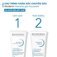 Bioderma Sữa rửa mặt Atoderm Intensive Gel Moussant 200ml