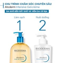 Bioderma Gel dưỡng ẩm Atoderm Intensive Gel Creme 500ml