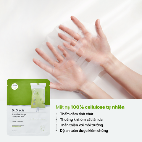 Dr.Oracle Mặt nạ Green Tea Recipe Calming Green Mask 25ml