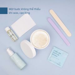 Nowax Khăn vệ sinh da trước và sau khi Wax lông hộp 20 túi