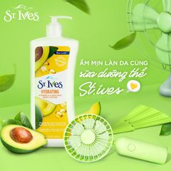 St.ives Hydrating Vitamin E & Avocado Body Lotion 621ml