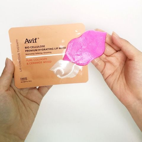 Avif Mặt nạ dưỡng môi Bio Cellulose Premium Hydrating Lip Mask