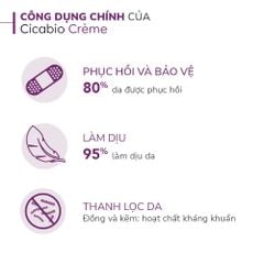 Bioderma Kem dưỡng Cicabio Creme 40ml