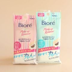 Biore Cleansing Cotton Rich Moisture 10 miếng