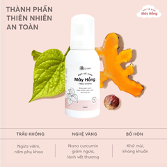 Cỏ mềm Bọt vệ sinh mây hồng trầu không 150ml