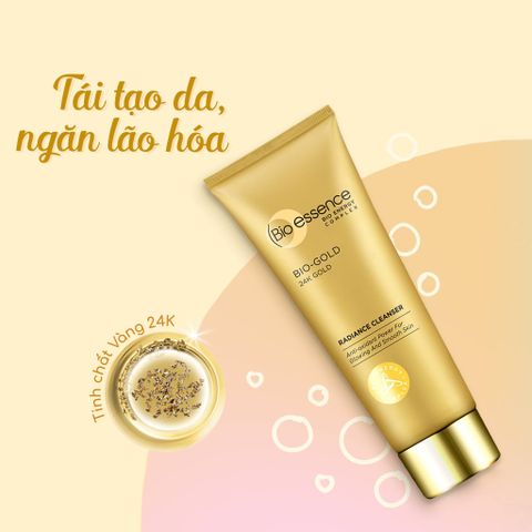 Bio-essence Sửa rửa mặt Bio-Gold Radiance Cleanser (100g)