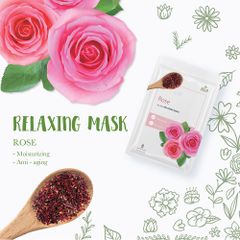HNB Mặt nạ giấy My Skin Relaxing Mask [Hoa Hồng]
