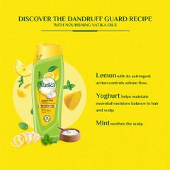 Vatika Naturals Dandruff Guard Shampoo Lemon & Yoghurt