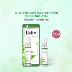 Refre Xịt khử mùi Natural Grean Tea 30ml