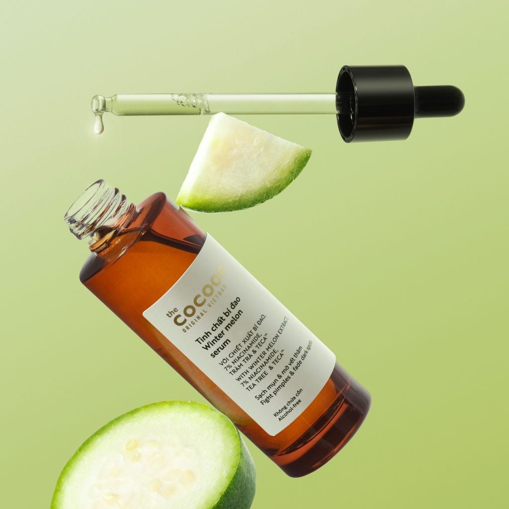 Cách sử dụng tinh chất bí đao Cocoon
