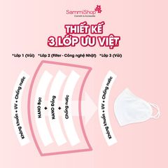 Khẩu trang vải nano bạc đồng kháng khuẩn 3 lớp 5S Mask (IP01)