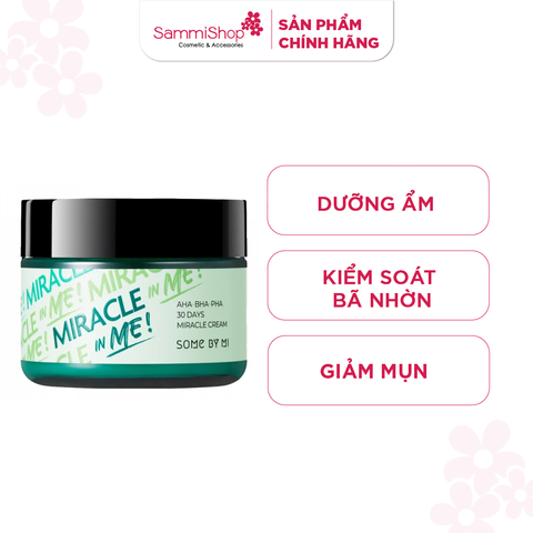 Some By Mi Kem dưỡng AHA-BHA-PHA 30 Days Miracle Cream 60g (phiên bản giới hạn)