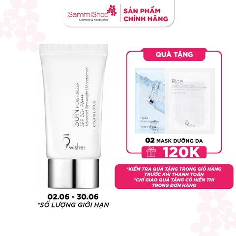 9 Wishes Kem chống nắng Sun Moisturizer SPF 50+ PA+++ 50ml