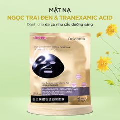 Dr.Morita Mặt nạ giấy Platinum Colloid & Obsidian Extraction Brightening Black Facial Mask 30g ver 2