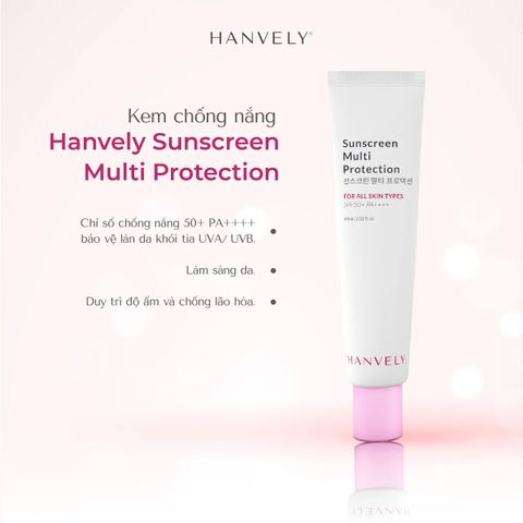 Hanvely Kem Chống Nắng Sunscreen Multi Protection 60ml