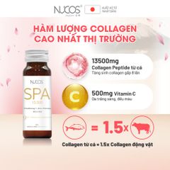 Nucos Nước uống Spa Whitening & Skin Therapy Collagen Drink 13,500mg 50ml x 10