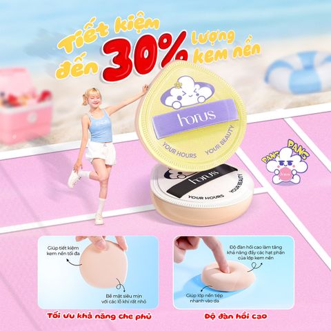 Horus Bông mút trang điểm Horus Pang Pang Big Puff