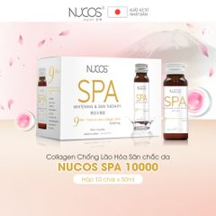 Nucos Nước uống Spa Whitening & Skin Therapy Collagen Drink 10,000mg 50ml x 10