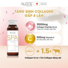 Nucos Nước uống Spa Whitening & Skin Therapy Collagen Drink 10,000mg 50ml x 10