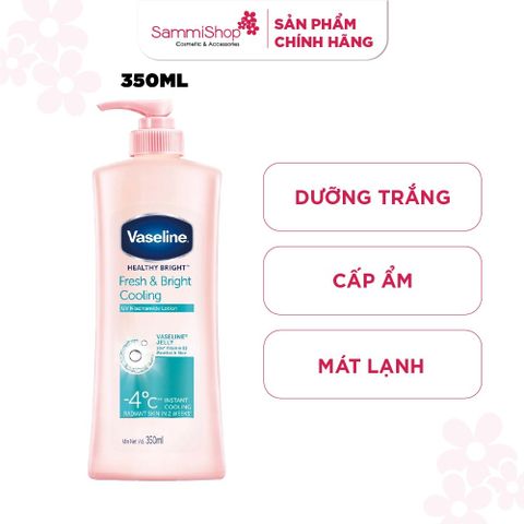 Vaseline Gel dưỡng thể Healthy Bright Fresh & Bright Cooling UV Niacinamide Lotion