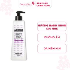 Agrado Sữa dưỡng thể Almendra 400ml