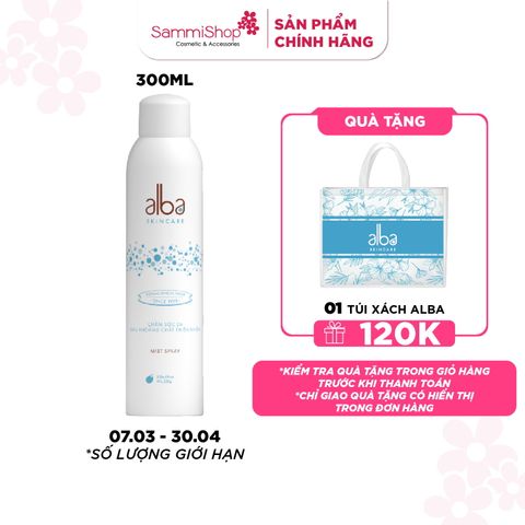 [07/03 - 30/04] Alba Skin Care Xịt khoáng 300ml