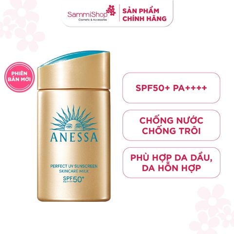 Anessa Sữa chống nắng dưỡng da kiềm dầu Perfect UV Sunscreen Skincare Milk NA 60ml ver 2