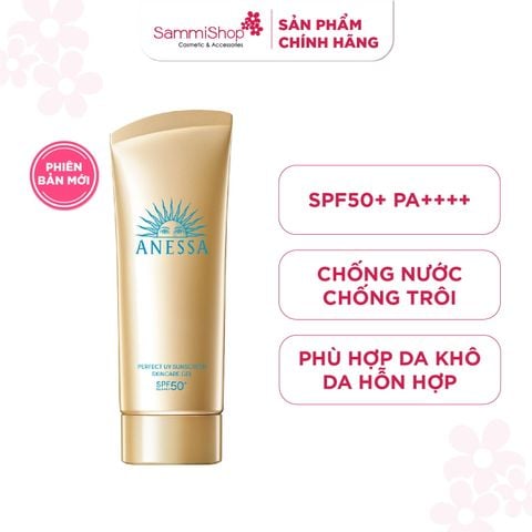 Anessa Gel chống nắng dưỡng ẩm  Perfect UV Sunscreen Skincare Gel NA 90g ver 2