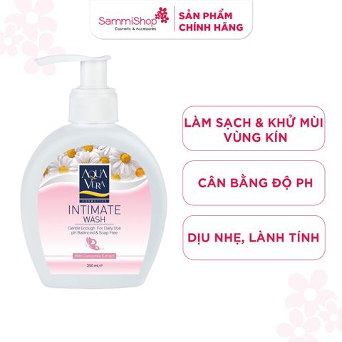 AquaVera Dung dịch vệ sinh Intimate Wash With Camomile Extract 250ml