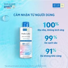 Hadalabo Nước tẩy trang dưỡng trắng Micellar Water Whitening 240ml