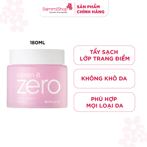 Banila Co Sáp tẩy trang clean it zero cleansing balm #Original 180ml