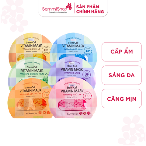 BANOBAGI Mặt Nạ Giấy Stem Cell Vitamin Mask 30g