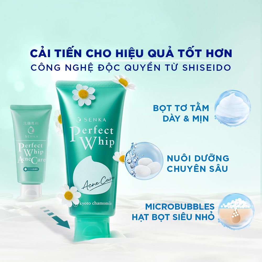 Sữa rửa mặt Senka Perfect Whip Acnes Care 100gSenka Sữa Rửa Mặt Perfect Whip  Acne Care 100g (IP01) – SammiShop
