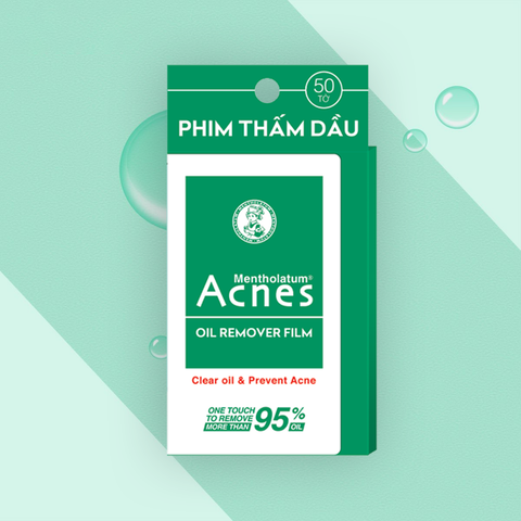 Acnes Phim thấm dầu Oil Remover Film 100 tờ + quà